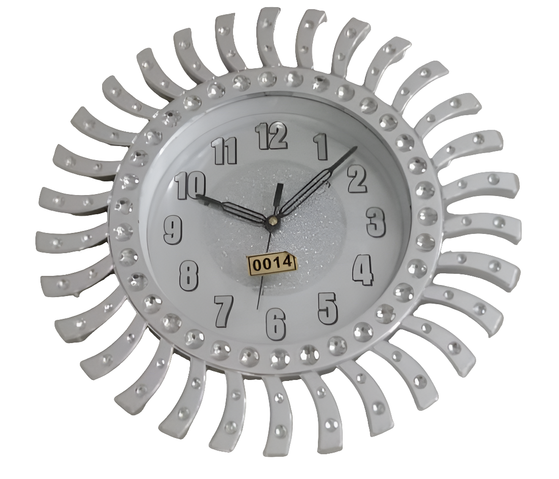 WC0014 Designer Wall Clock Silent Quartz Movement Clock for Home, Office, Living Room, Bedroom.