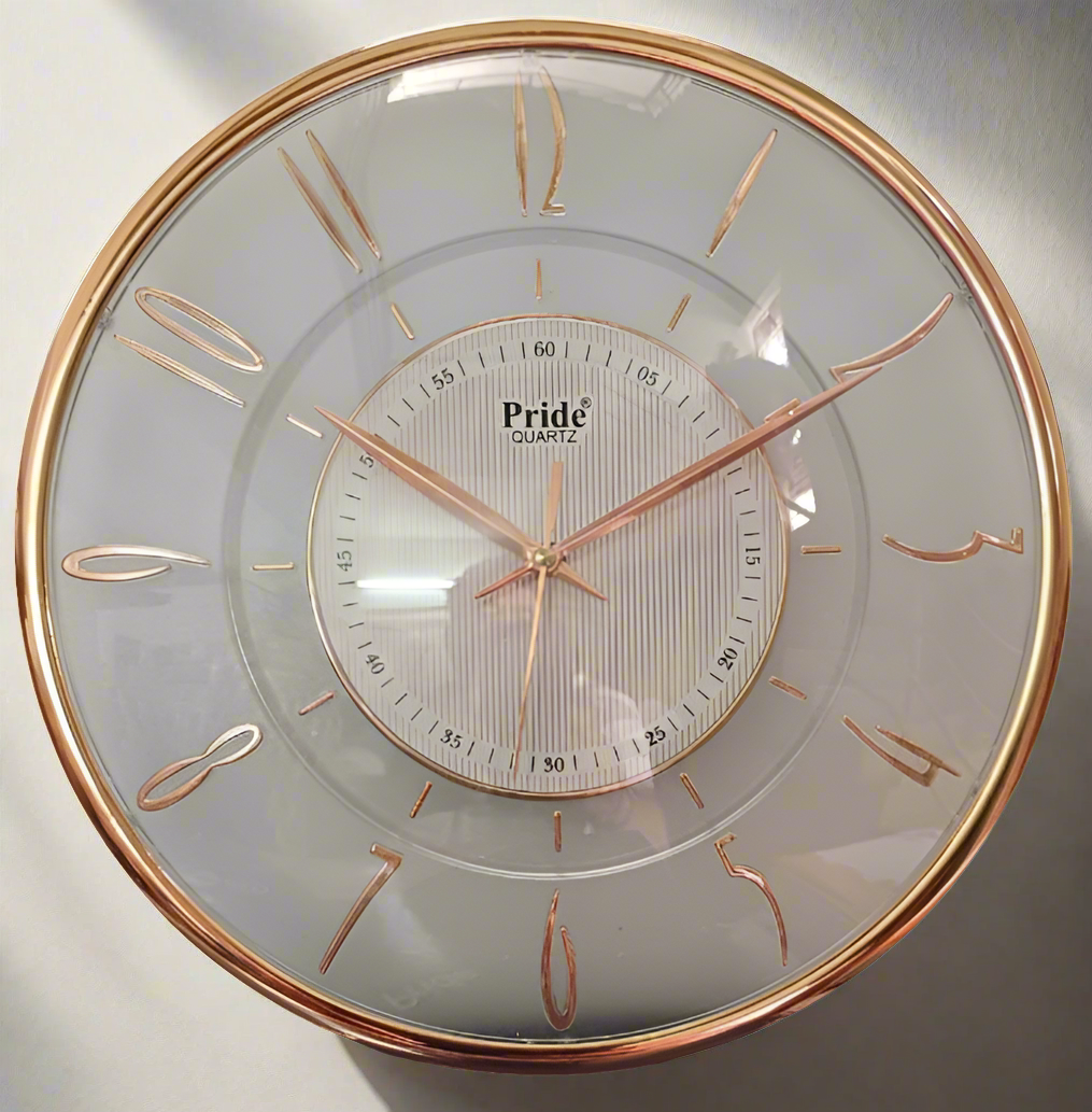WC7094 Wall Clock Led Retail Designer Wall Clock Silent Quartz Movement Clock for Home, Office, Living Room, Bedroom.