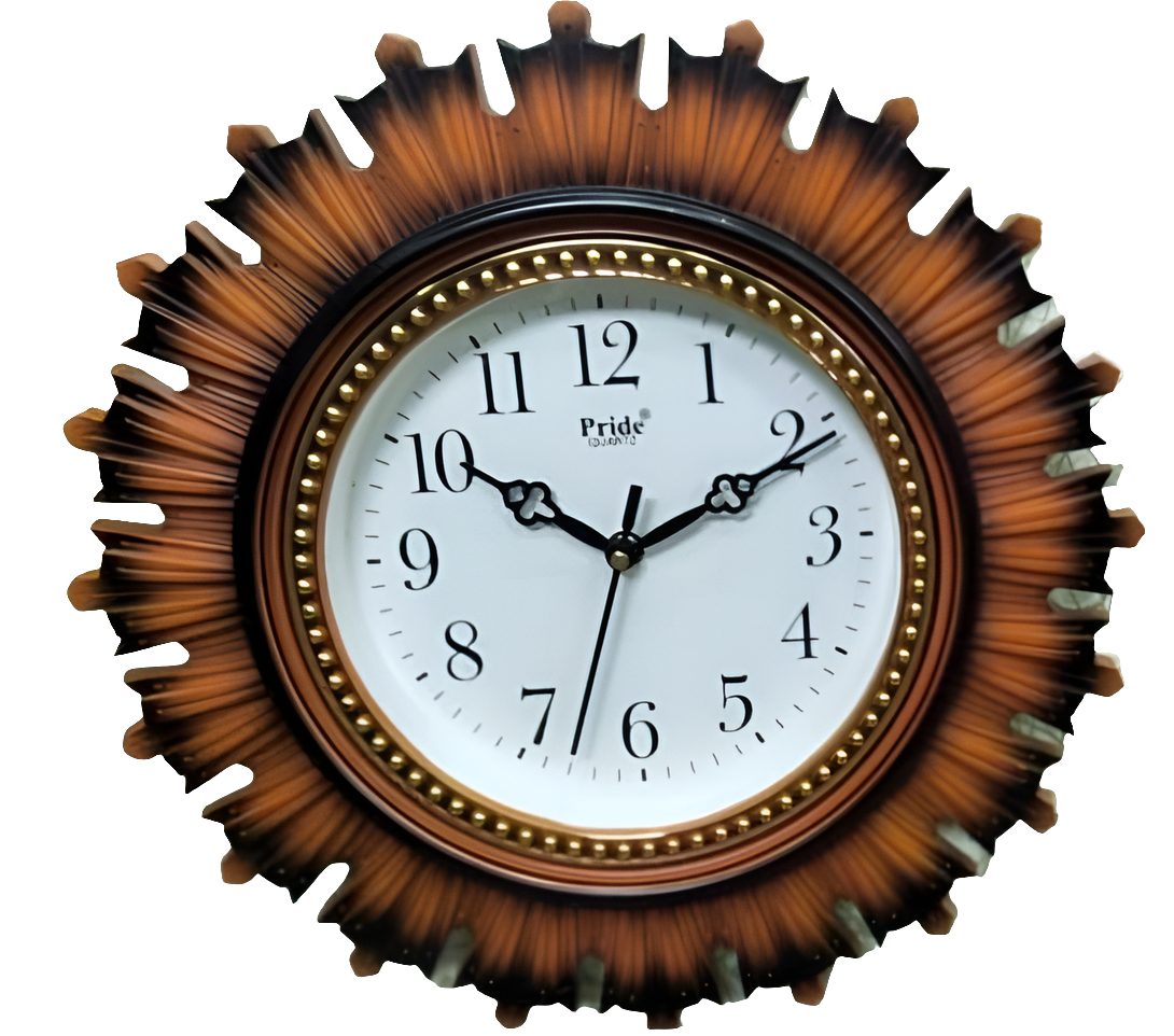 WCP8877 Wall Clock Silent Quartz Movement Clock for Home, Office, Living Room, Bedroom.