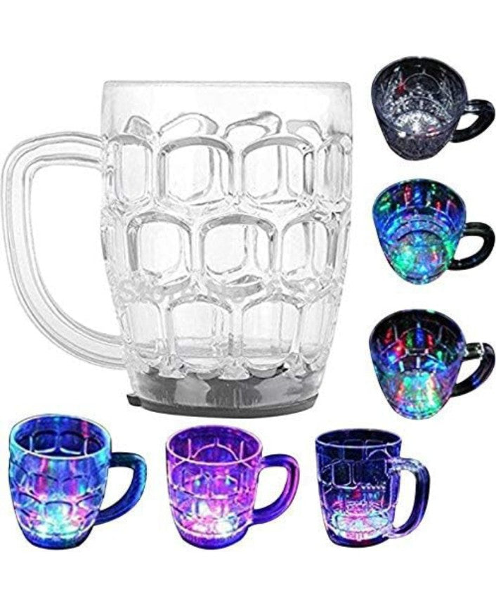 LMCUP001 Liquid Activated Plastic LED Mug (Multicolour)