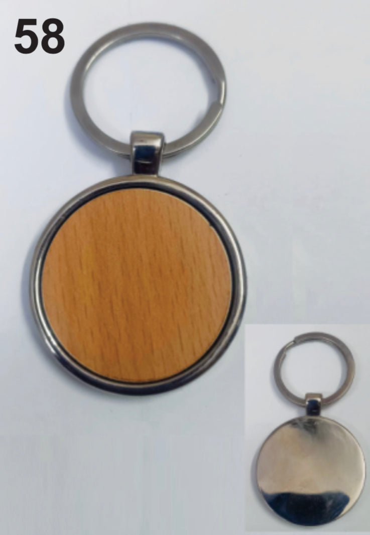 K58 metallic keychain with unique design and light weight.