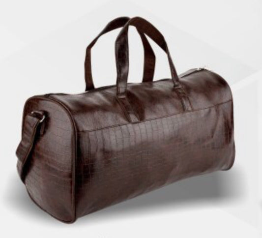 DB02 Duffle Bag Croc Brown (49cm x 22cm x 28cm|19.3in x 8.7in x 11in)