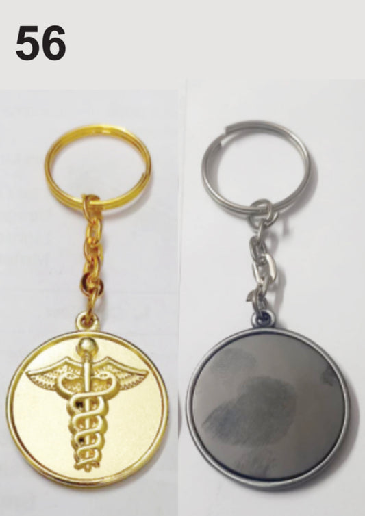 K56 metallic keychain with unique design and light weight.