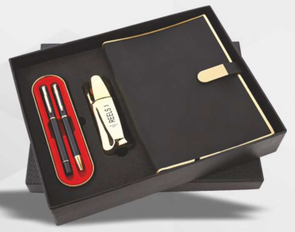 CSP246 Pen Set, Unisex Perfume, Diary Set Combo (Premium Perfume Bottles)