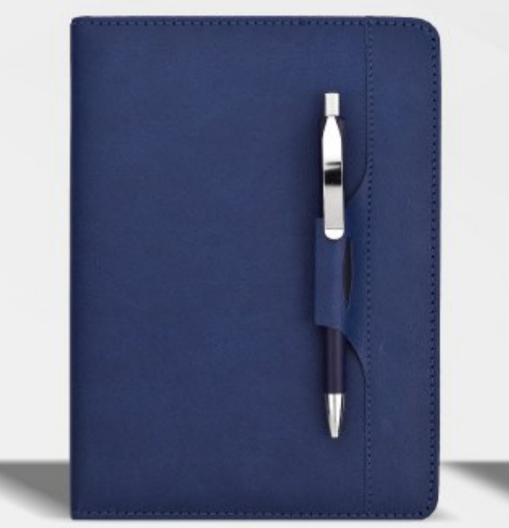 BLWP163- Blue loop with pen|192 pages | Non dated | A5 size