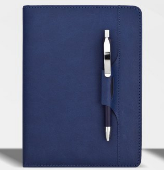 BLWP163- Blue loop with pen|192 pages | Non dated | A5 size