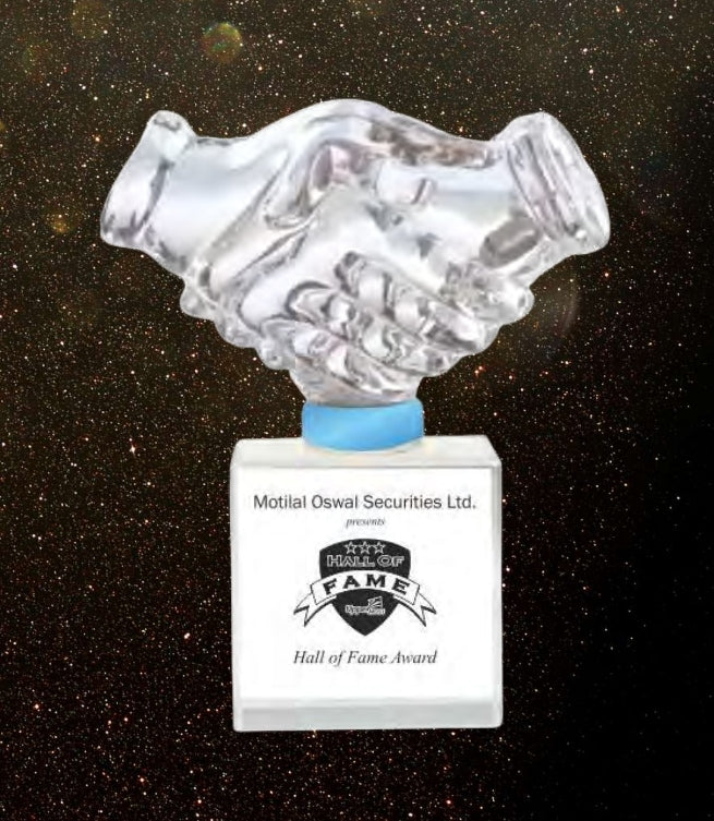 PC246-(3.5 inches) Transparent Corporate Crystal Awards, For Rewarding,Gifting