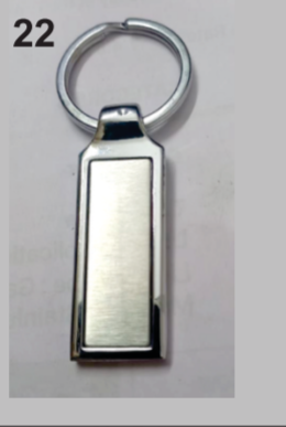 K22 keychain metallic with unique design