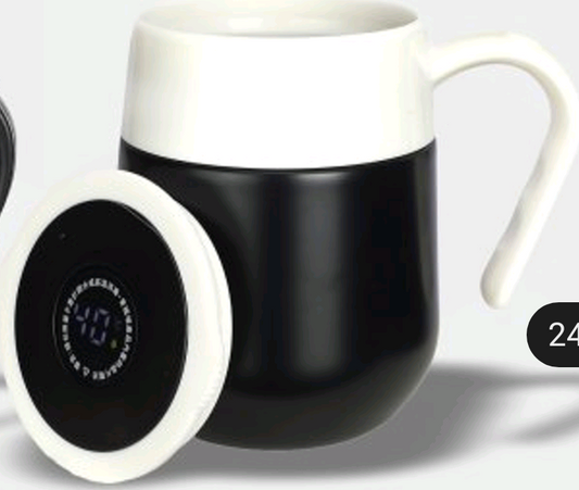 MGT19 COFFEE MUG WITH TEMPERATURE DISPLAY LED CAP:250ML