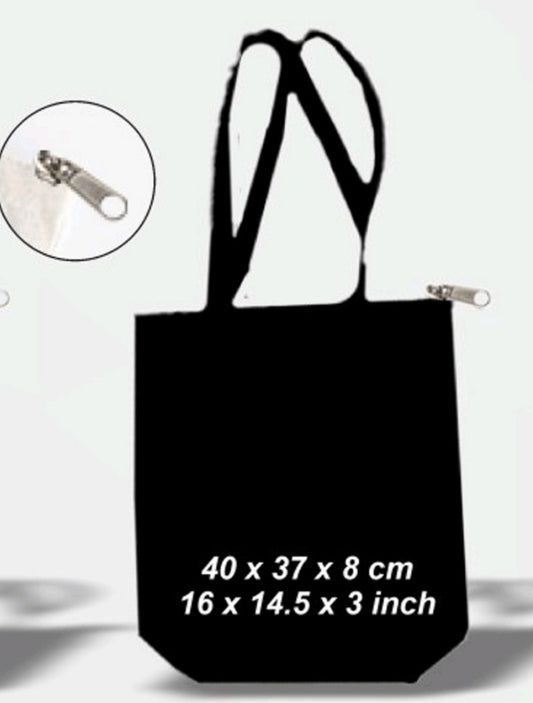 CTBB04 Cotton Tote Bag Black