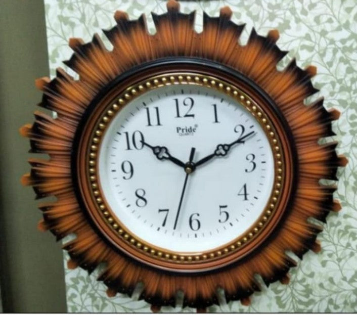 WCP8877 Wall Clock  Silent Quartz Movement Clock for Home, Office, Living Room, Bedroom.