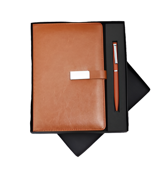 03DP Combo Set Pen & Diary Brown