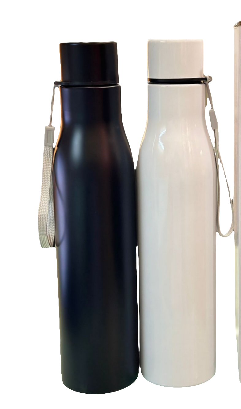 PWBS02 Steel Bottle white & Black