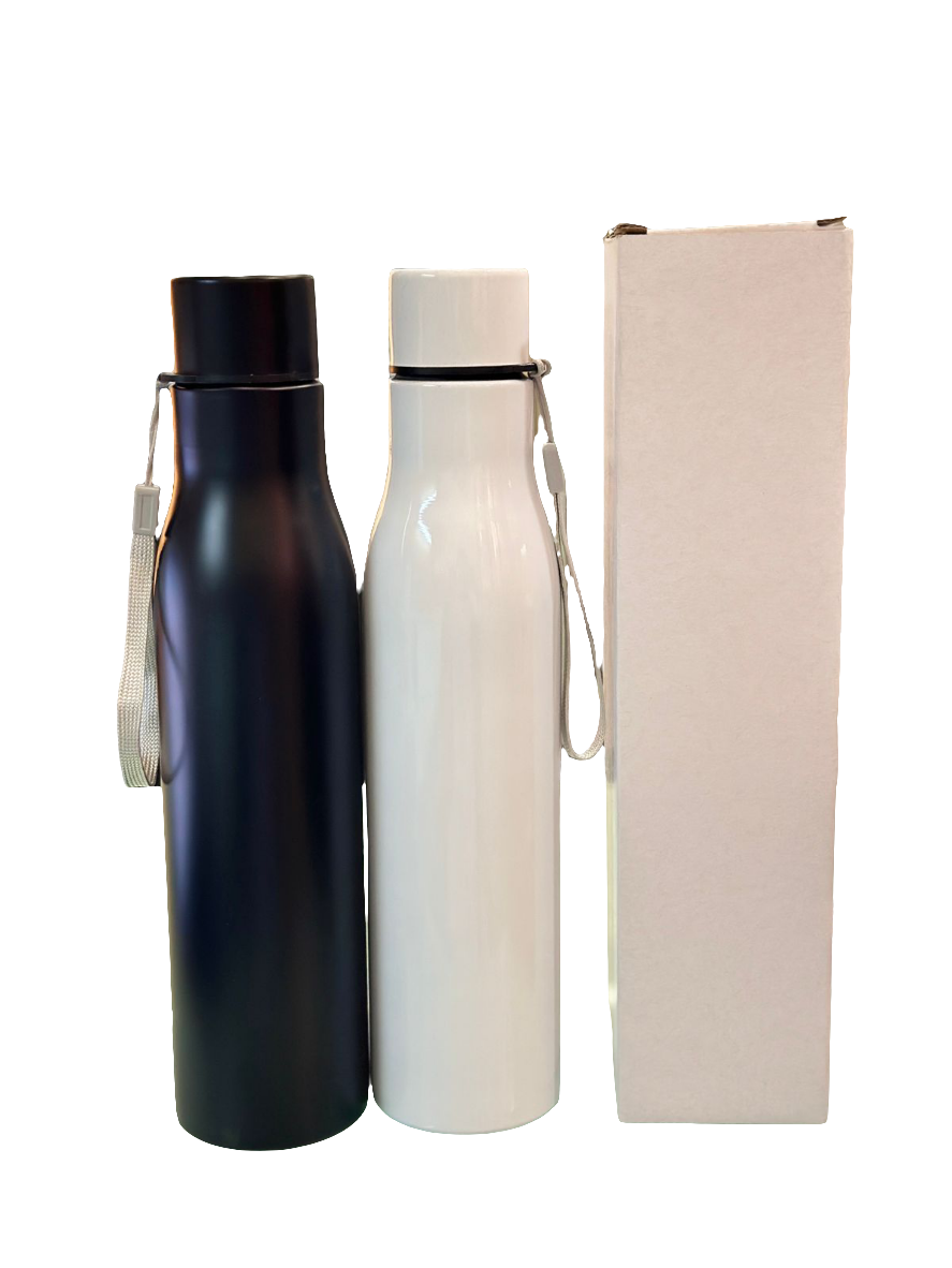 PWBS02 Steel Bottle white & Black