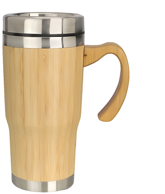 MGV20 BAMBOO VACUUM COFFEE MUG CAP:300ML