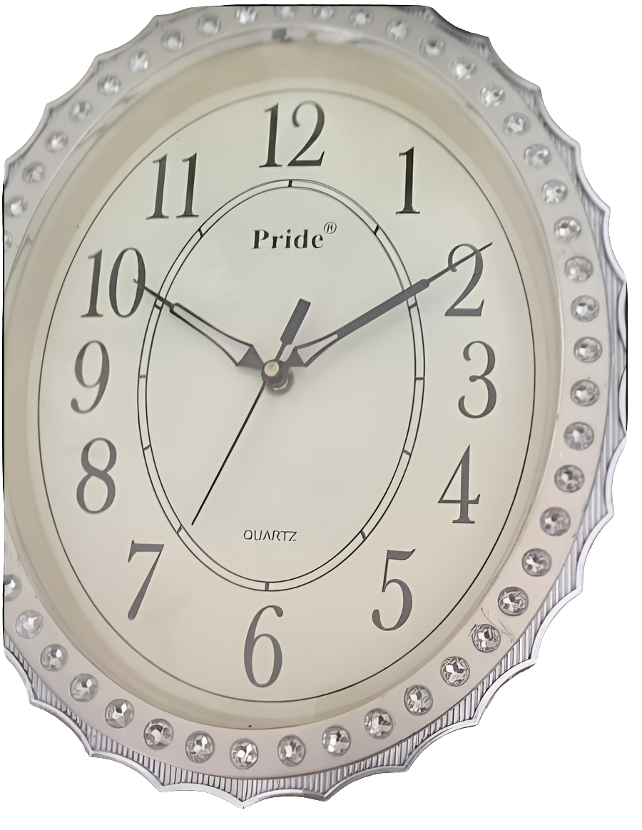 WCS6377 Designer Wall Clock Quartz Movement Clock for Home, Office, Living Room, Bedroom