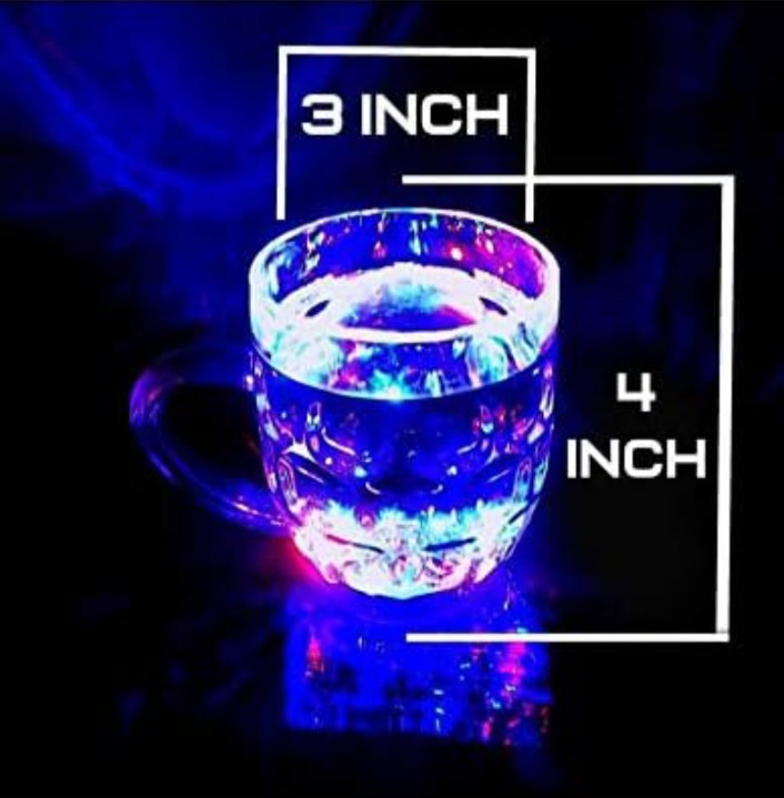 LMCUP001 Liquid Activated Plastic LED Mug (Multicolour)