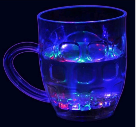 LMCUP001 Liquid Activated Plastic LED Mug (Multicolour)