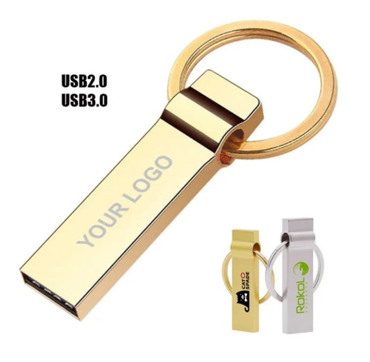 RM08 8GB Customized USB 2.0   Flash Drive Storage Device Metal pen Drive